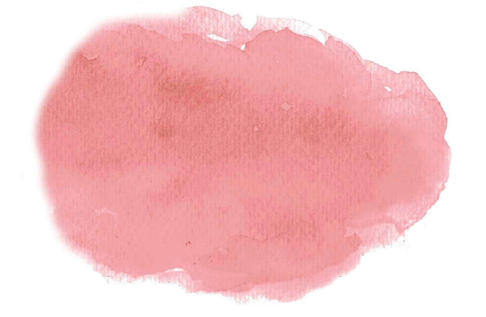Aquarell-Wolke Rosa